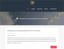 Tablet Screenshot of disabledcommunity.org