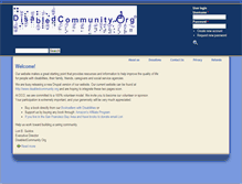 Tablet Screenshot of donate.disabledcommunity.org